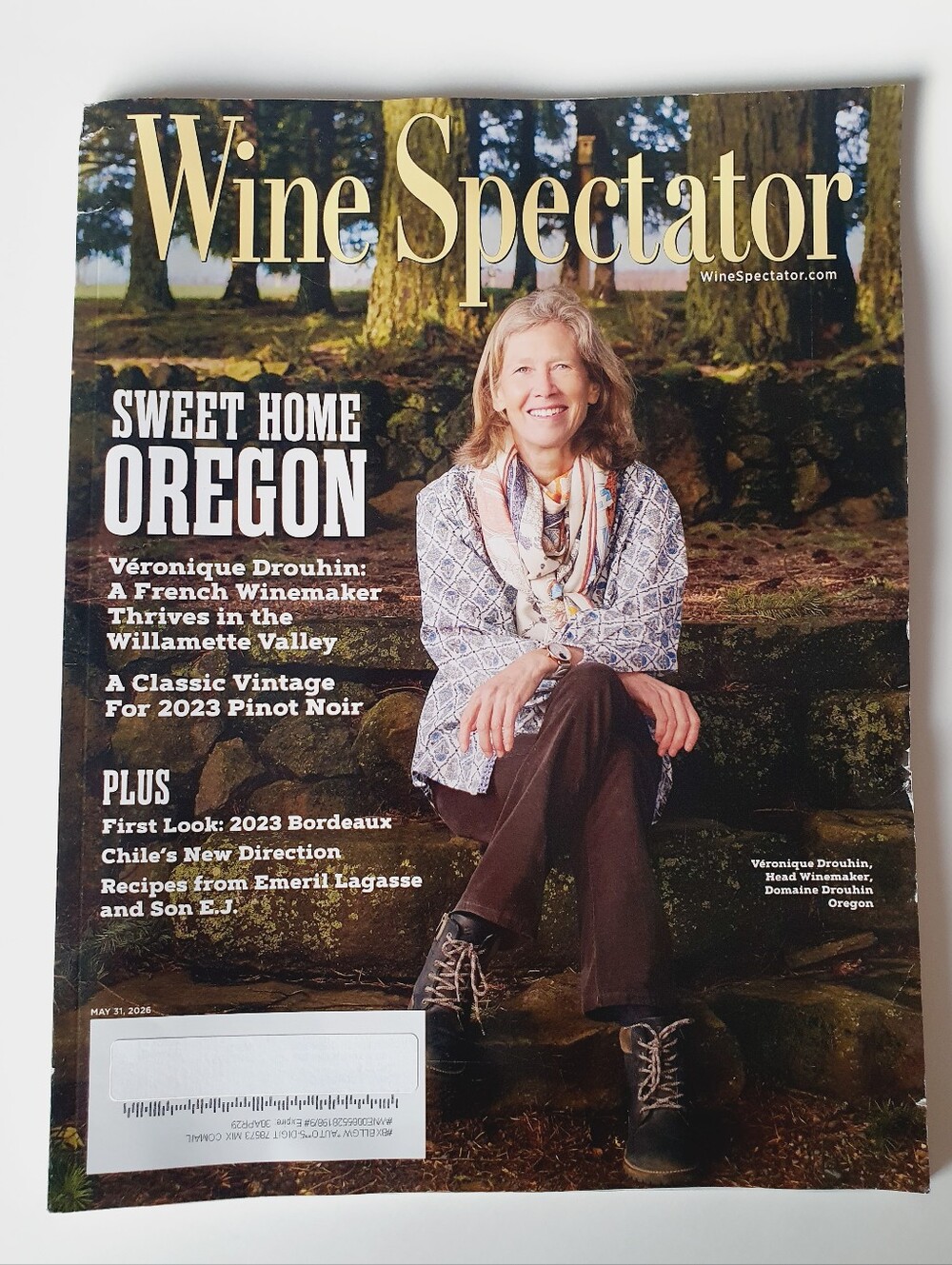 Wine Spectator Magazine May 31, 2026 - Sweet Home Oregon